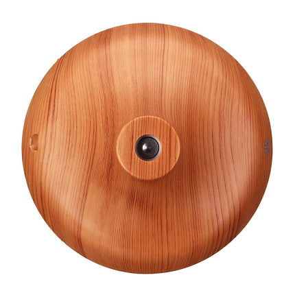 Intelligent Induction Led Usb Wood Grain Ultrasonic Air Humidifier Aromatherapy Essential Oil Diffuser - Dark Brown