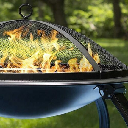 OUTDOOR FIRE PIT GARDEN FIRE PIT CAMPING PATIO HEATER LARGE LOG BURNER BBQ