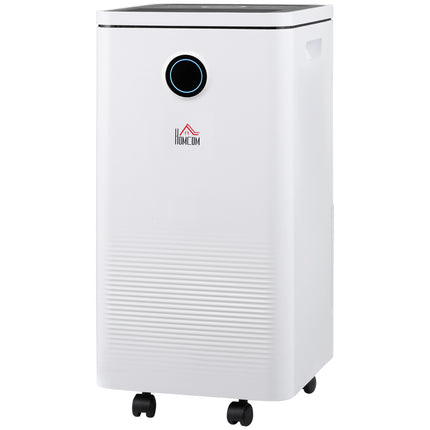 HOMCOM 10L/Day 2.5L Wifi Smart Dehumidifier Portable Quiet Air Dehumidifier