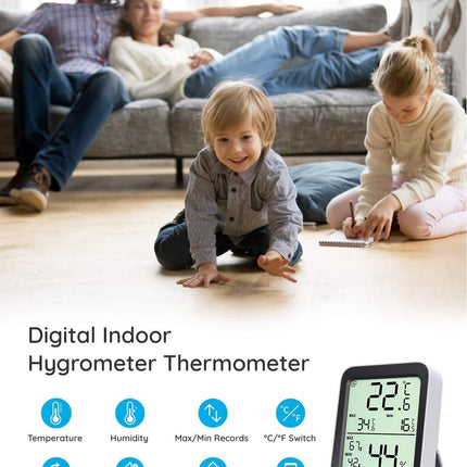 Govee Room Thermometer Hygrometer, Bluetooth Digital Indoor Humidity Meter With