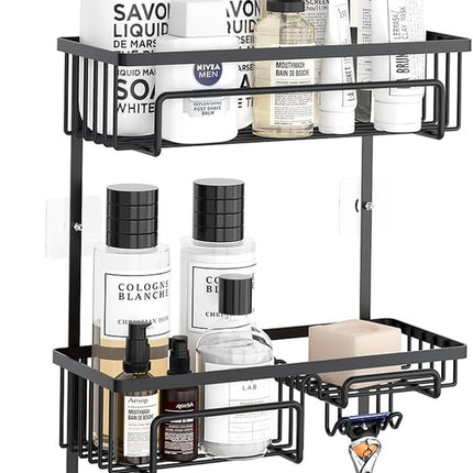 COSYLAND Shower Caddy over the Door, Rustproof Bathroom Shelf Organizer, SUS304