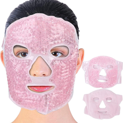 Cooling Face Mask, Women Ice Mask for Face, Reusable Ice Face Mask, Facial Care, Suitable for Reducing Facial Swelling/Dark Circles/Swelling/Facial Relaxation/Reduce Eye Bags/Headache