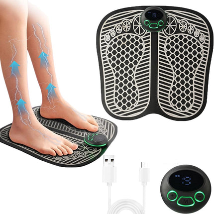 Electric Foot Massager - Pain Relief & Circulation USB Rechargeable Portable Massage Mat
