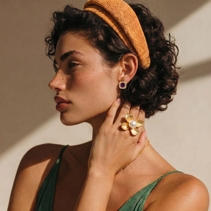 Empress Octagon Studs