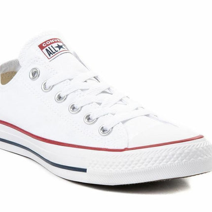 Converse All Star OX Chuck Taylor Women & Mens Canvas Trainers - Optical White