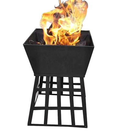 OUTDOOR FIRE PIT GARDEN FIRE PIT CAMPING PATIO HEATER LARGE LOG BURNER BBQ