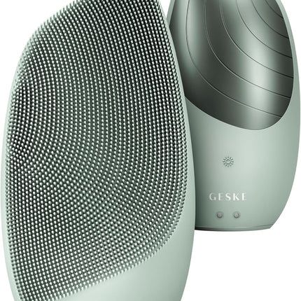 Smartappguided™ Sonic Thermo Facial Brush | 6 in 1 | Skin Cleansing | Cleansing Brush with Thermal Function | Facial Massager | Electric Facial Brush | Facial Cleansing Device