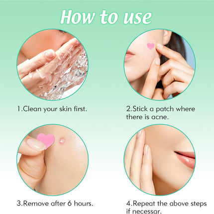 Pimple Patches Spot Patches Spot Stickers Acne Treatment Absorbing Cover Invisible Blemish Cover Acne Dots for Fast Acting Skincare