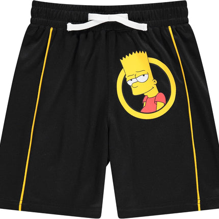 Boys Bart Simpson Baseball Jersey Shirt and Shorts Clothing Set- Little and Big Boys Sizes 4-20