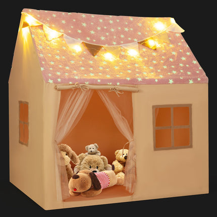 Large Toddler Playhouse with Glow in the Dark Stars
