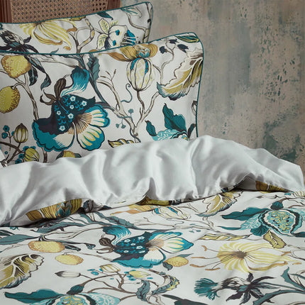 Cotton Floral Duvet Cover Set with Pillowcases