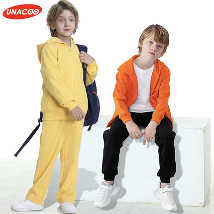 Girls Boys Zip up Hoodie Soft Fleece Sweatshirt Kids Hoodies for Toddler Zipper Hoodie Jacket (Age 3-12 Years)