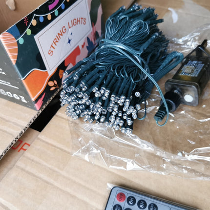 Outdoor Fairy Lights 33M 280 LED Christmas Tree Lights Plug in 8 Modes W Remote