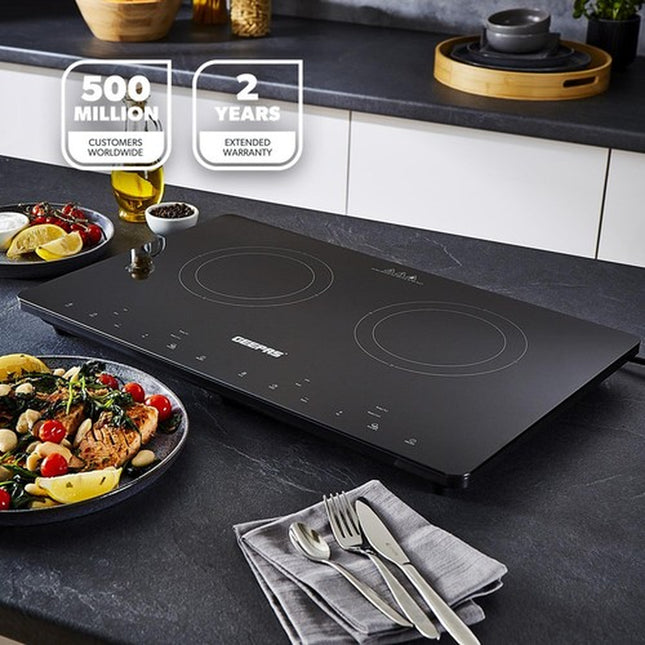 Electric Induction Hob Portable Digital Touch Dual Cooker Hot Plate 2800W