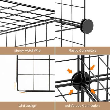 12 Wire Cube Storage Unit