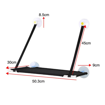 Pet Cat Window Hammock Window Mounted Hanging Bed Cute Suction Pet Perch Seat UK