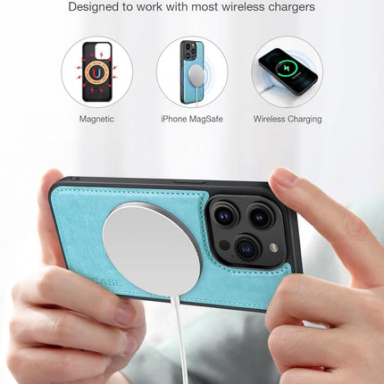 OCASE for Iphone 15 Pro Detachable Case, Magnetic Removable 2 in 1 Flip PU Leath