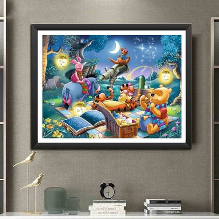 UK Picnic Moon Full Drill 5D Diamond Painting Embroidery Cross Stitch Kit Decor