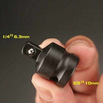 Impact Socket Adaptor Set 8Pc 1/4In to 1In Drop Forged Crv Phosphate Case Tool