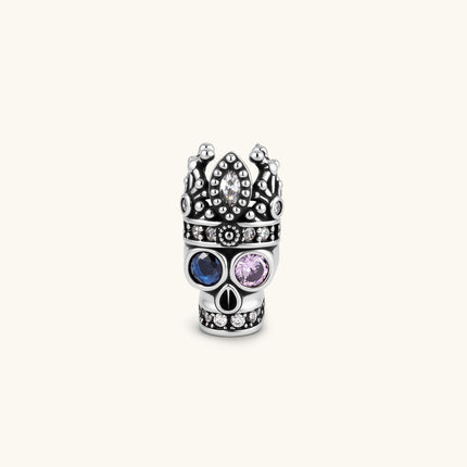 Crowned Skull Stud