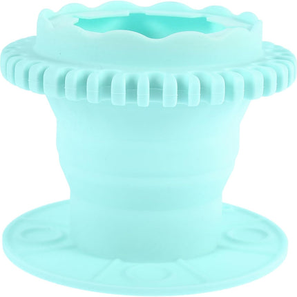 Space-Saving Makeup Brush Cleaner Box Silicone Makeup Sponge Cleaner Multipurpose Beauty Tool Cleaning Box