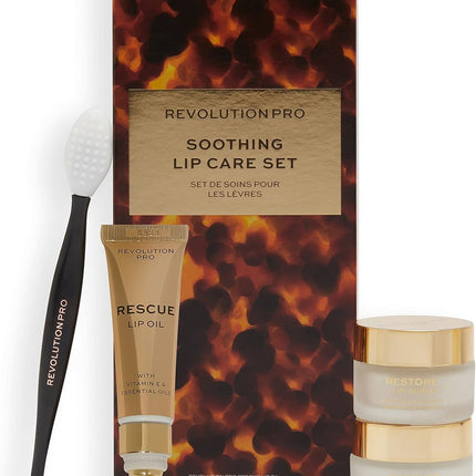 Revolution PRO Soothing Lip Care Set, Gift Set, 4 Pcs, 225.0 Grams