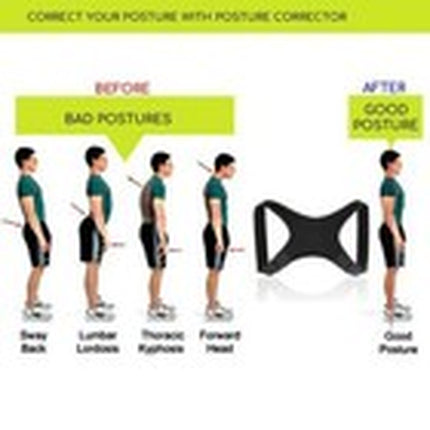 Posture Corrector Body Brace Bad Back Lumbar Shoulder Support Belt Women Men UK