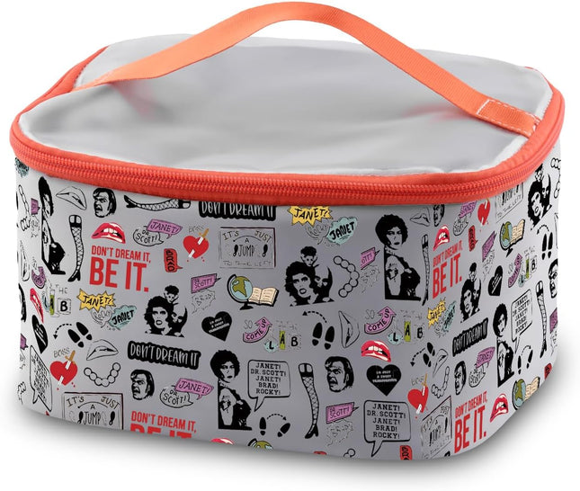 Rocky Horror Characters Cosmetic Case Picture Show Gift Movie Series Fans Gift Rocky TV Show Makeup Bag for Women