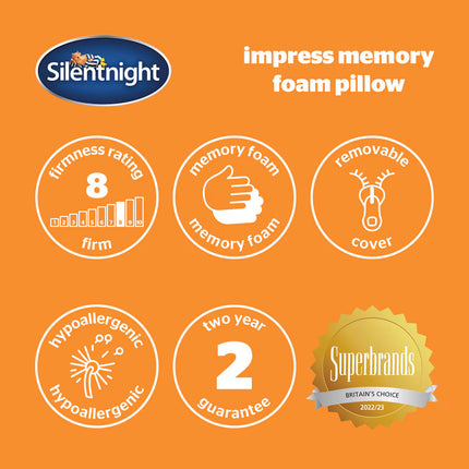 Impress Firm Memory Foam Pillow