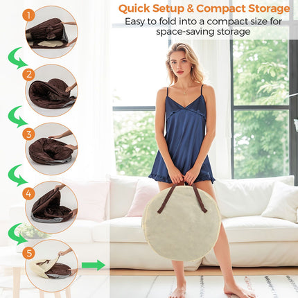 Portable Steam Sauna Tent with 1000W 3L Steam Generator and Chair