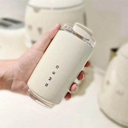 Smeg Coffee Mug Stainless Steel Travel Water Bottle Insulated Cup 8 Colors 240Ml