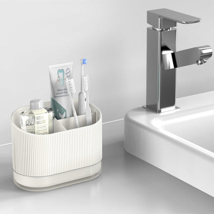 White Shower Toothbrush Holder for Bathroom, Cute Kids Electric Tooth Brush Hold