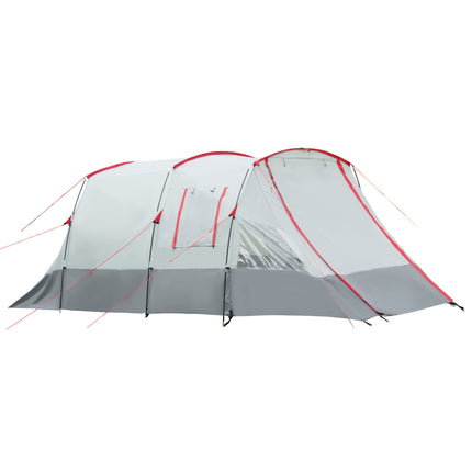 6-8 Person Tunnel Tent, Two-Room Camping Tent with Carry Bag