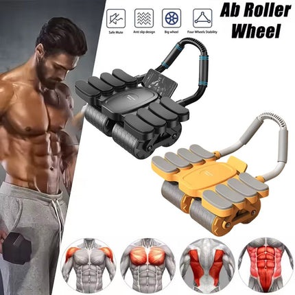 Healthy Belly Wheel Foul Wheel Abdominal Muscles Trainer Home Exercise Equipment