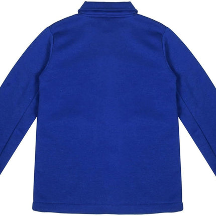 Girls Boys Royal Duffle Fleece Coat Stylish Utility Pockets Long Sleeves Trendy Fashion Thick Jacket