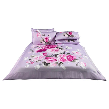 Gehrke Cotton Floral Duvet Cover Set with Pillowcases
