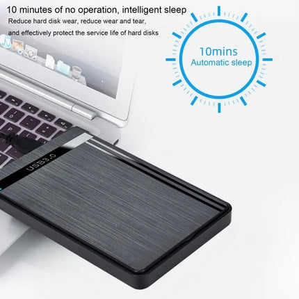 Hard Drive Enclosure HDD SSD USB 3.0 SATA External Case 2.5 Inch Caddy