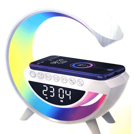 BT Smart G Lamp Wireless Mobile Charging Speaker Alarm Clock Bluetooth & Light