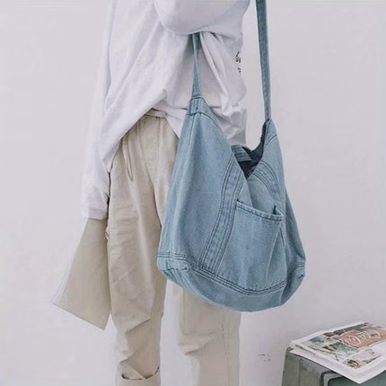 Denim Shoulder Hand Bag for Woman Shoulder Bag Crossbody Casual Jeans Bags Women Handbags Denim Bag