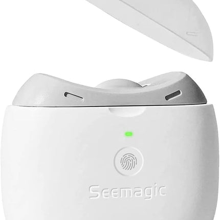 Electric Nail Clippers, Trimming and Polishing 2 in 1, Led Lighting, Electric Nail Trimmer with Storage Box, 40 Decibels Silent, Automatic Nail Clippers for Adults, Elderly People, Children