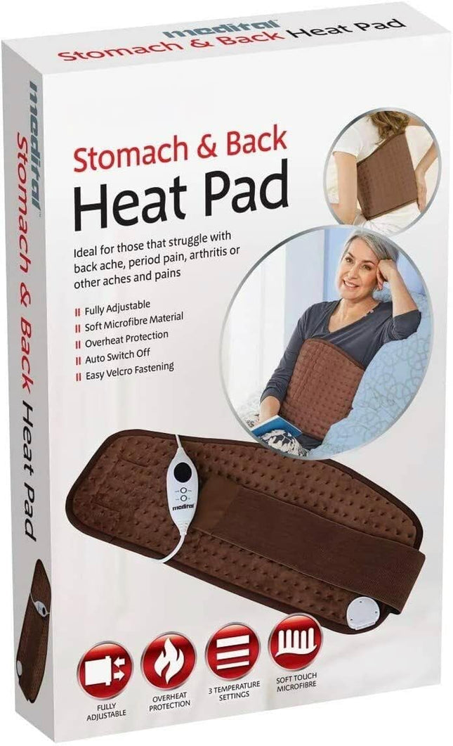 New Luxury Electric Heat Pad - Fast Heat Function 3 Temperature Settings with Overheating Protection