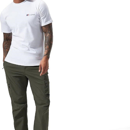 Mens Berghaus T Shirt Organic 100% Cotton Classic Logo Crew Neck Tee