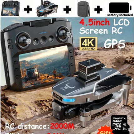 Drone 8K Professional GPS HD Camera Drones 5G WIFI FPV Video 4K UAV 5.9 Inch Lar