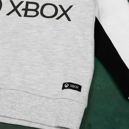 Hoodie for Boys & Girls | Kids White Grey Game Console Logo Hooded Sweatshirt | Childrens Gamers Jacket Clothing Merchandise