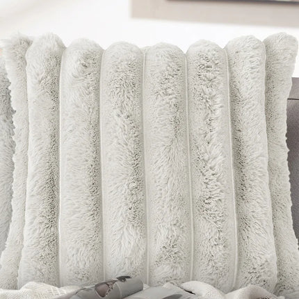 Bintliff Luxury Jumbo Cord Faux Fur Cushion Cover