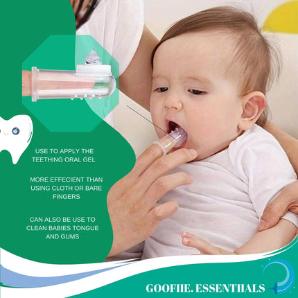 Baby Teething Gel for Babies 3 Months+ with Teetha Gel, Best Teething Relief for Babies, Soft Silicone Baby Toothbrush & Soft Silicone Teething Toy | Gift Set for Teething by