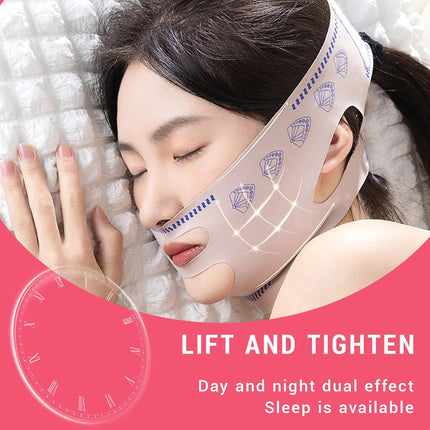 2 Pcs Chin Strap for Sleeping, Reusable V Line Face Lifting Chin Mask for Jawline Shaper, Face Contouring