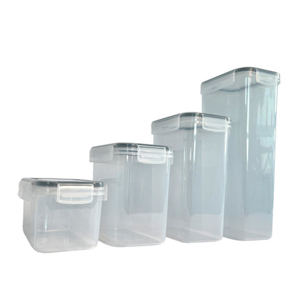NEW! 14Pc Airtight Reusable Plastic Kitchen Food Storage Container Organiser Set