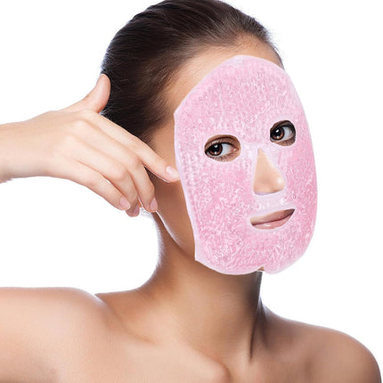 Cooling Face Mask, Women Ice Mask for Face, Reusable Ice Face Mask, Facial Care, Suitable for Reducing Facial Swelling/Dark Circles/Swelling/Facial Relaxation/Reduce Eye Bags/Headache