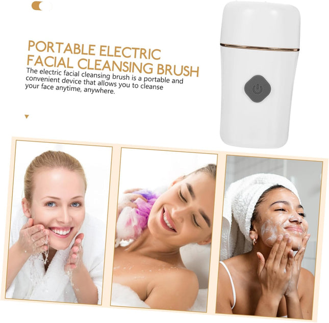 Facial Cleansing Brush Soft Bristles Face Wash Scrubber Electric for Cleaning and Exfoliating Skin at Home Salon